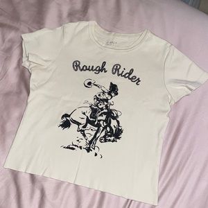 Rough Rider cropped shirt